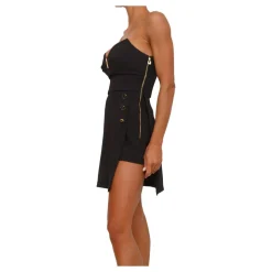Abito a Bustier in Crêpe Leggero