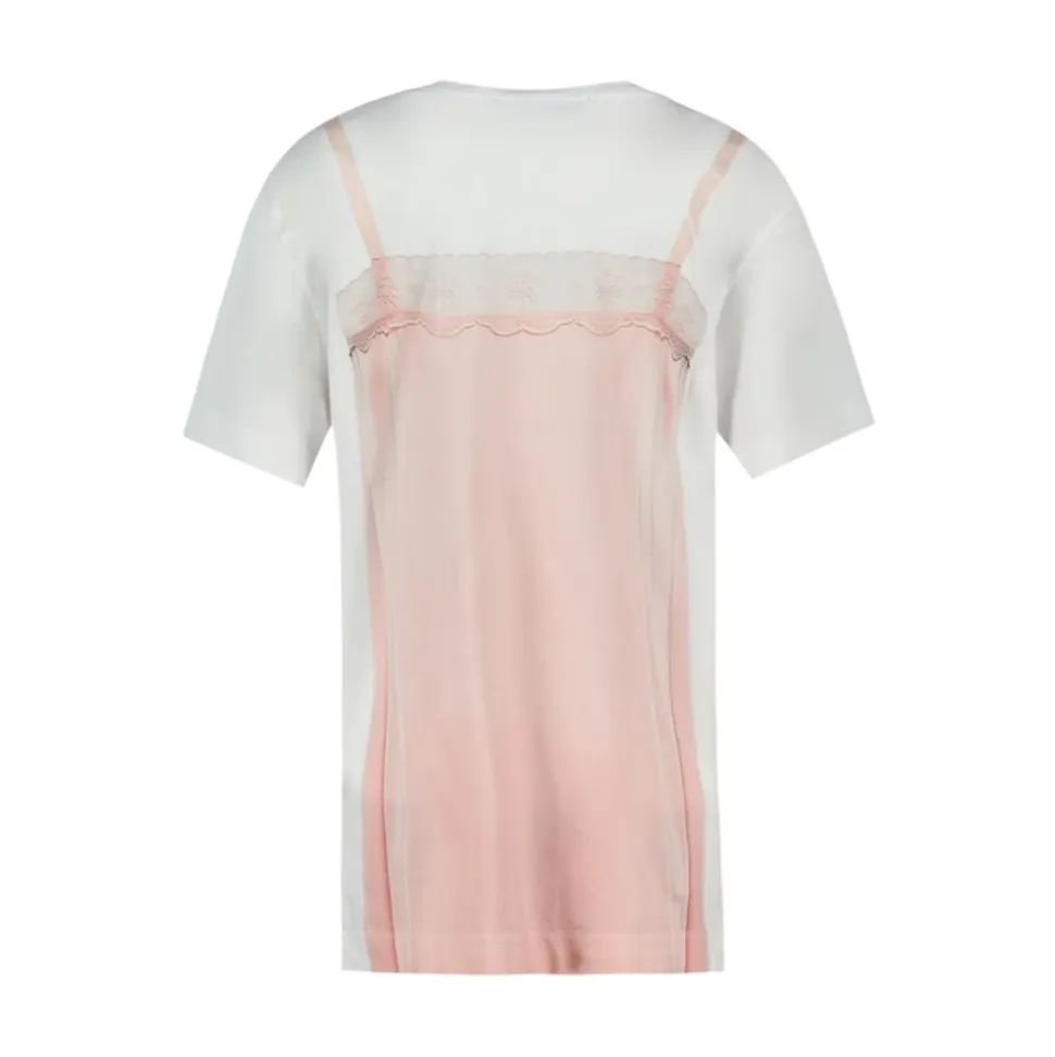 Abito a sottoveste T-shirt Trompe L'oeil