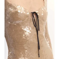 Abito Corto con Paillettes Franca