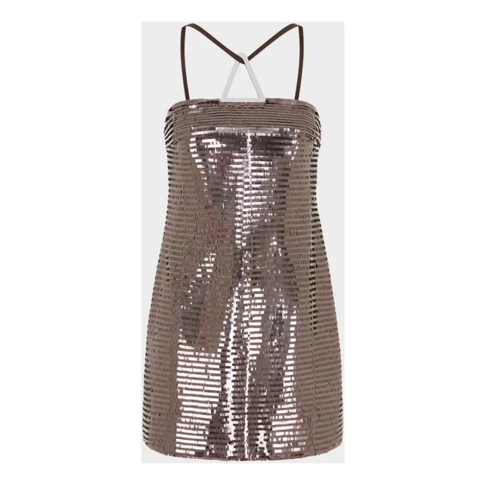 Abito corto Nolo con paillettes