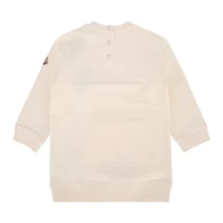 Abito Felpa in Cotone con Logo Ricamato