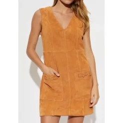 Abito in camoscio Sloane