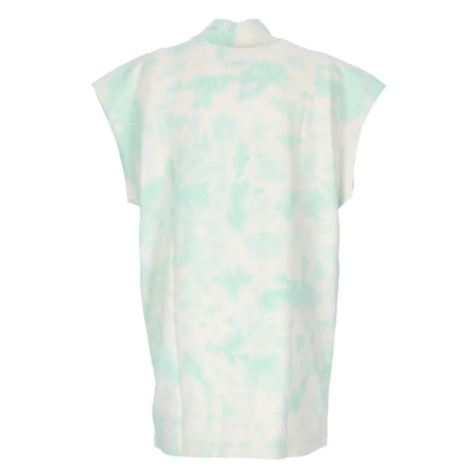 Abito in Jersey con Stampa Tie-Dye e Swoosh