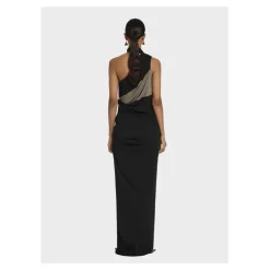Abito Lungo Drappeggiato Maxi