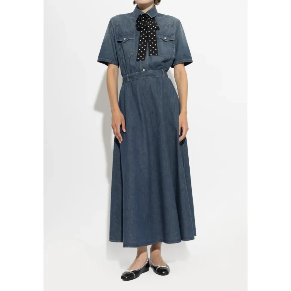 Abito Midi in Denim
