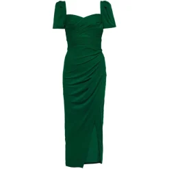 Abito Midi Iris Verde Scuro