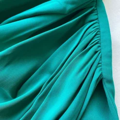 Abito Midi Iris Verde Scuro