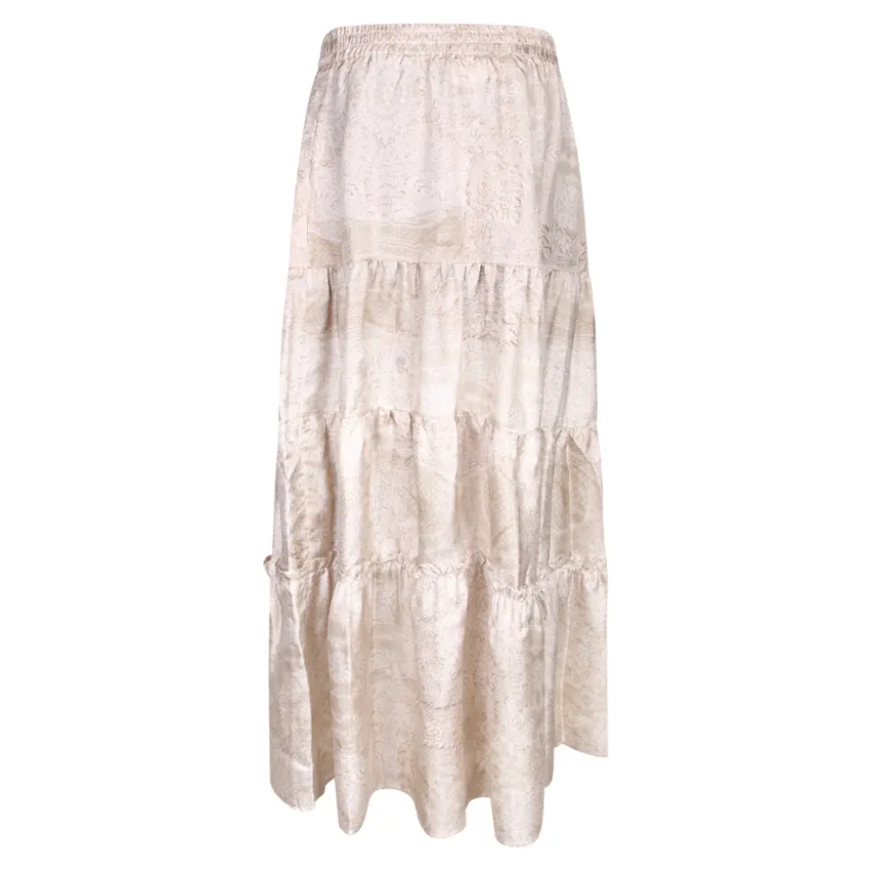 Aloe Paisley Jacquard Maxi Skirt