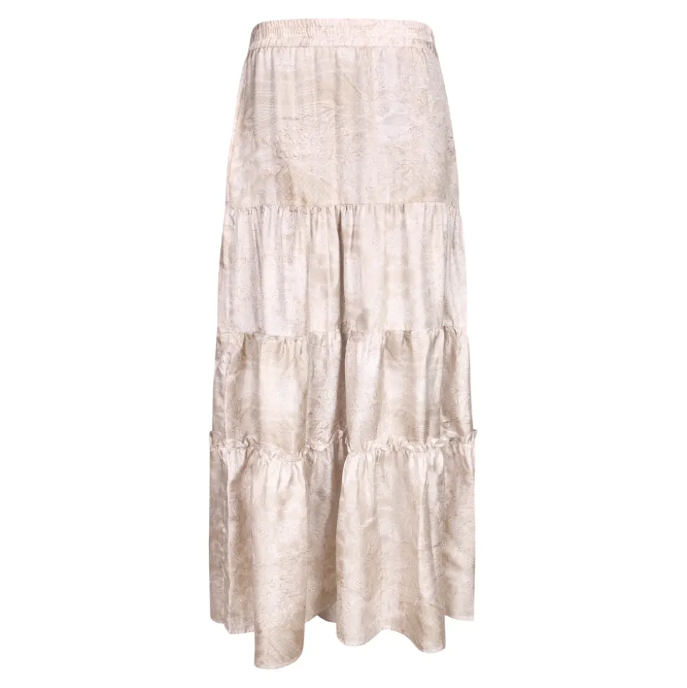 Aloe Paisley Jacquard Maxi Skirt