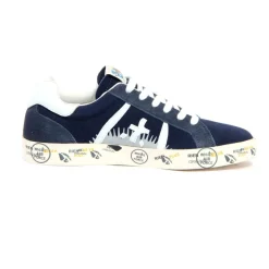 Andy Lace Scarpe Bambino in Camoscio Blu Navy