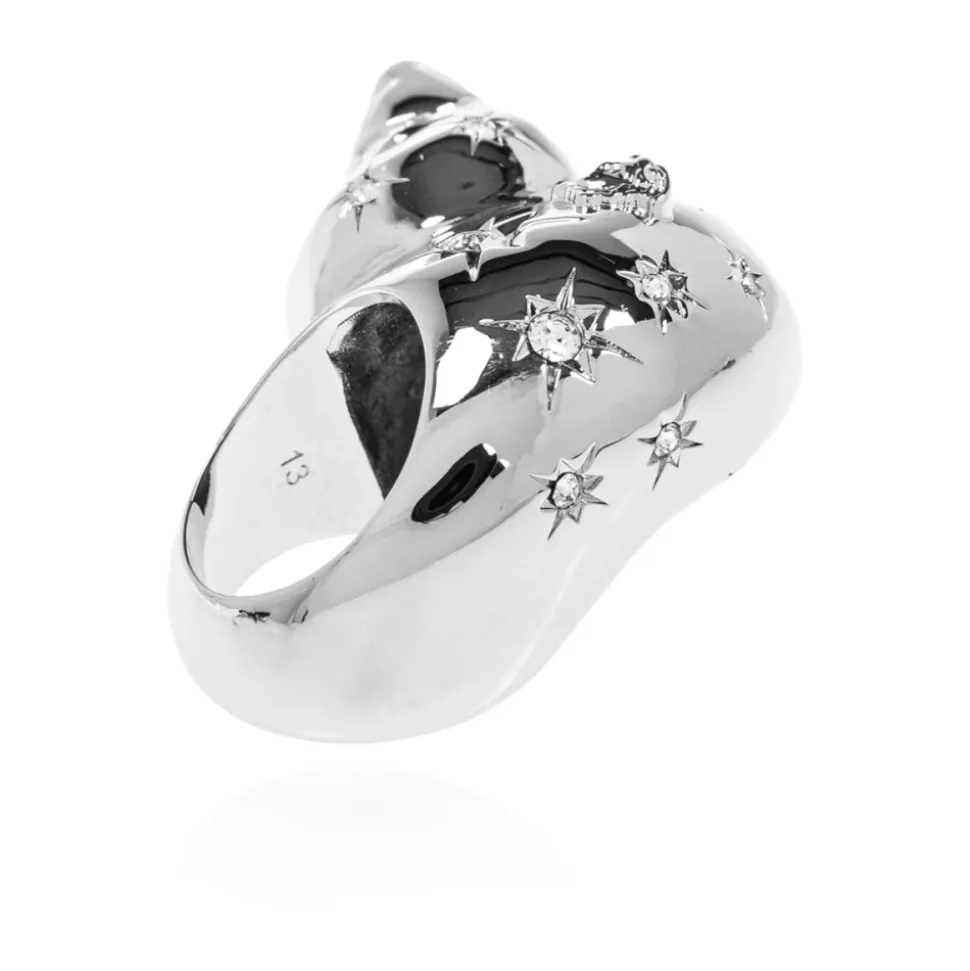 Anello con motivo a conchiglia