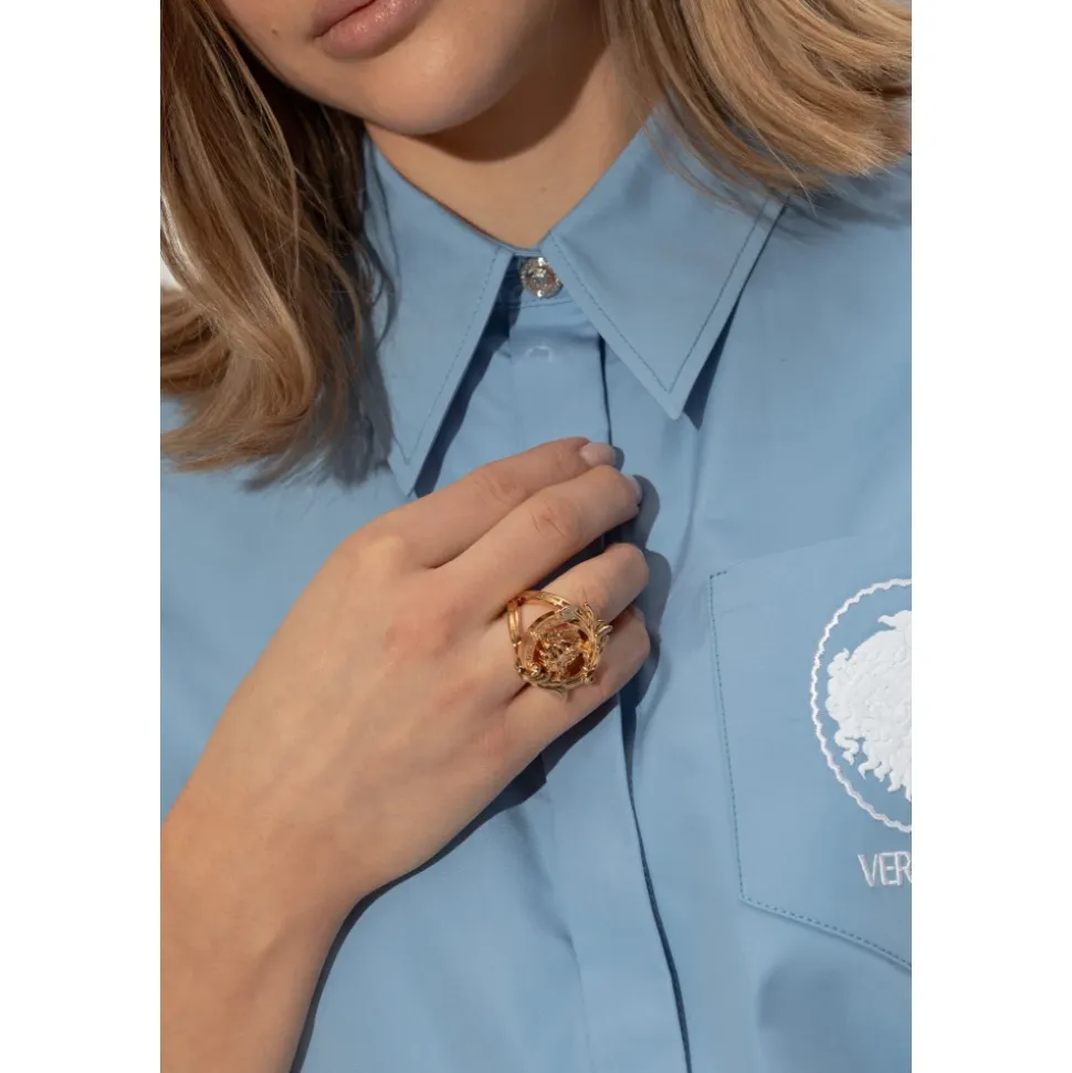 Anello con Motivo Testa di Medusa