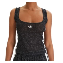 AOP TANK TOP BLACK/GRESIX
