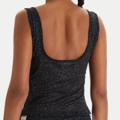 AOP TANK TOP BLACK/GRESIX