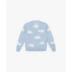 Archive Clouds jacquard cotton pullover