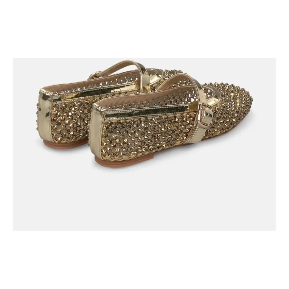 Ballerina in rete con strass