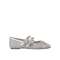 Ballerina rete fibbie strass