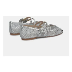 Ballerina rete fibbie strass