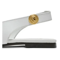 Ballerine bicolore in pelle