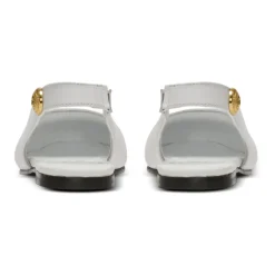 Ballerine bicolore in pelle