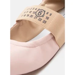 Ballerine con logo cinturino elasticizzato con logo numerico