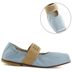 Ballerine con logo cinturino elasticizzato con logo numerico