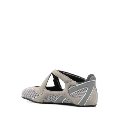Ballerine Grigio Cenere con Pannelli in Mesh