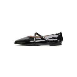 Ballerine in Pelle Albina - Nero