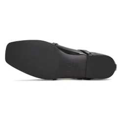 Ballerine in Pelle Albina - Nero