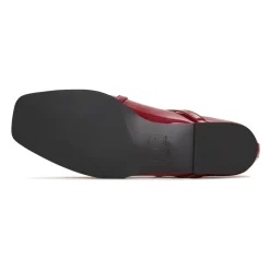 Ballerine in Pelle Albina - Rosse