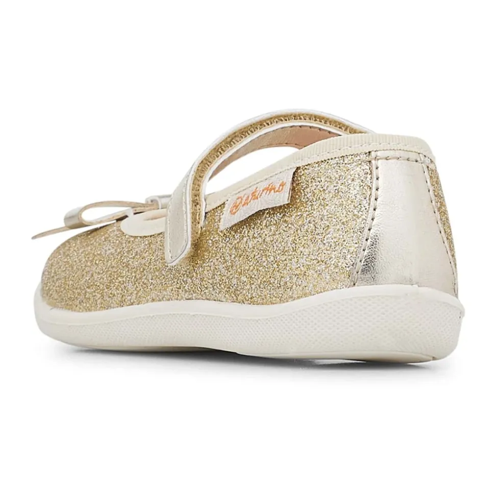 Ballerine in Pelle con Glitter