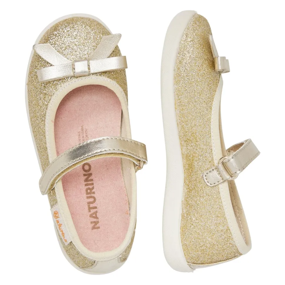 Ballerine in Pelle con Glitter