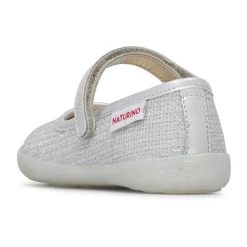 Ballerine in pelle e tessuto laminato PAVIA