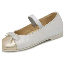 Ballerine in pelle laminata CROISE' TIP