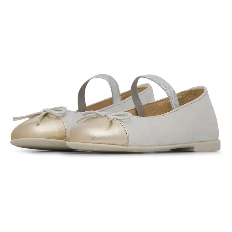 Ballerine in pelle laminata CROISE' TIP