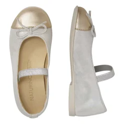 Ballerine in pelle laminata CROISE' TIP