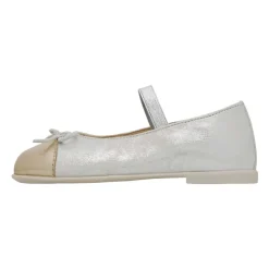 Ballerine in pelle laminata CROISE' TIP