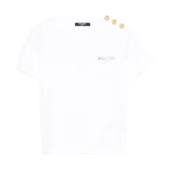 Balmain T-shirts e Polo Bianco