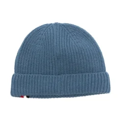 Bambini Cappello Lana Blu Logo