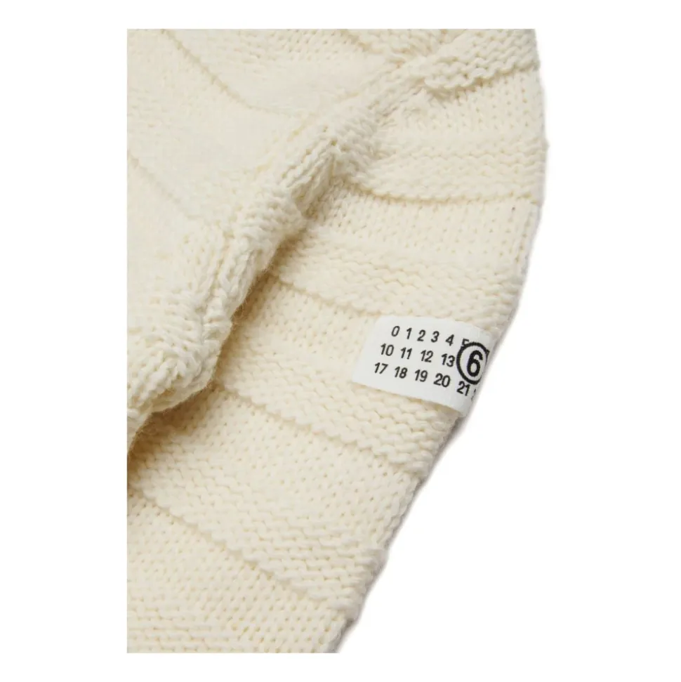 Bambini Maglione con Logo Beige