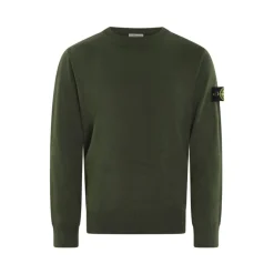 Bambini Maglione con Logo Verde