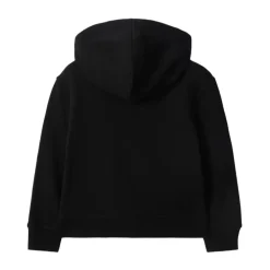 Bambini Maglione Nero con Patch a Quadri