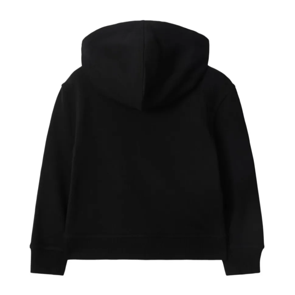Bambini Maglione Nero con Patch a Quadri