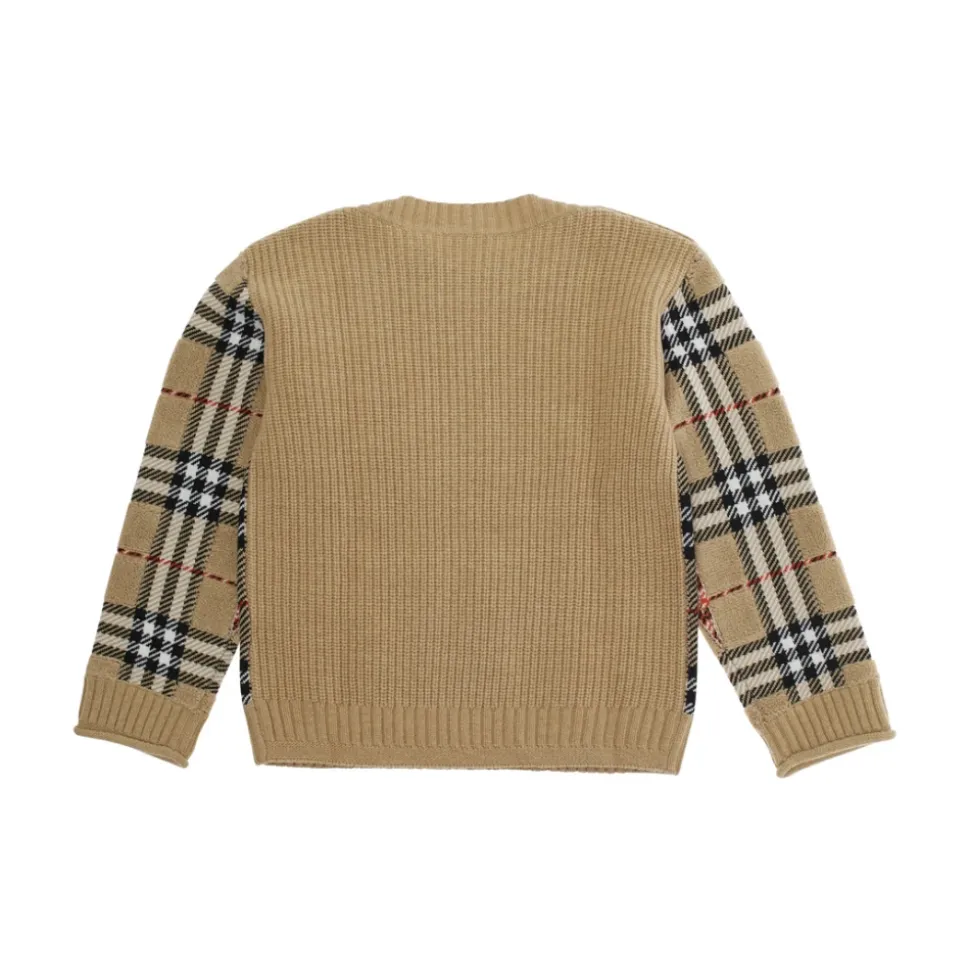 Bambini Maglioni Beige Patrick Check