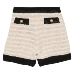 Bambini Sabbia Vita Alta Shorts Maglia
