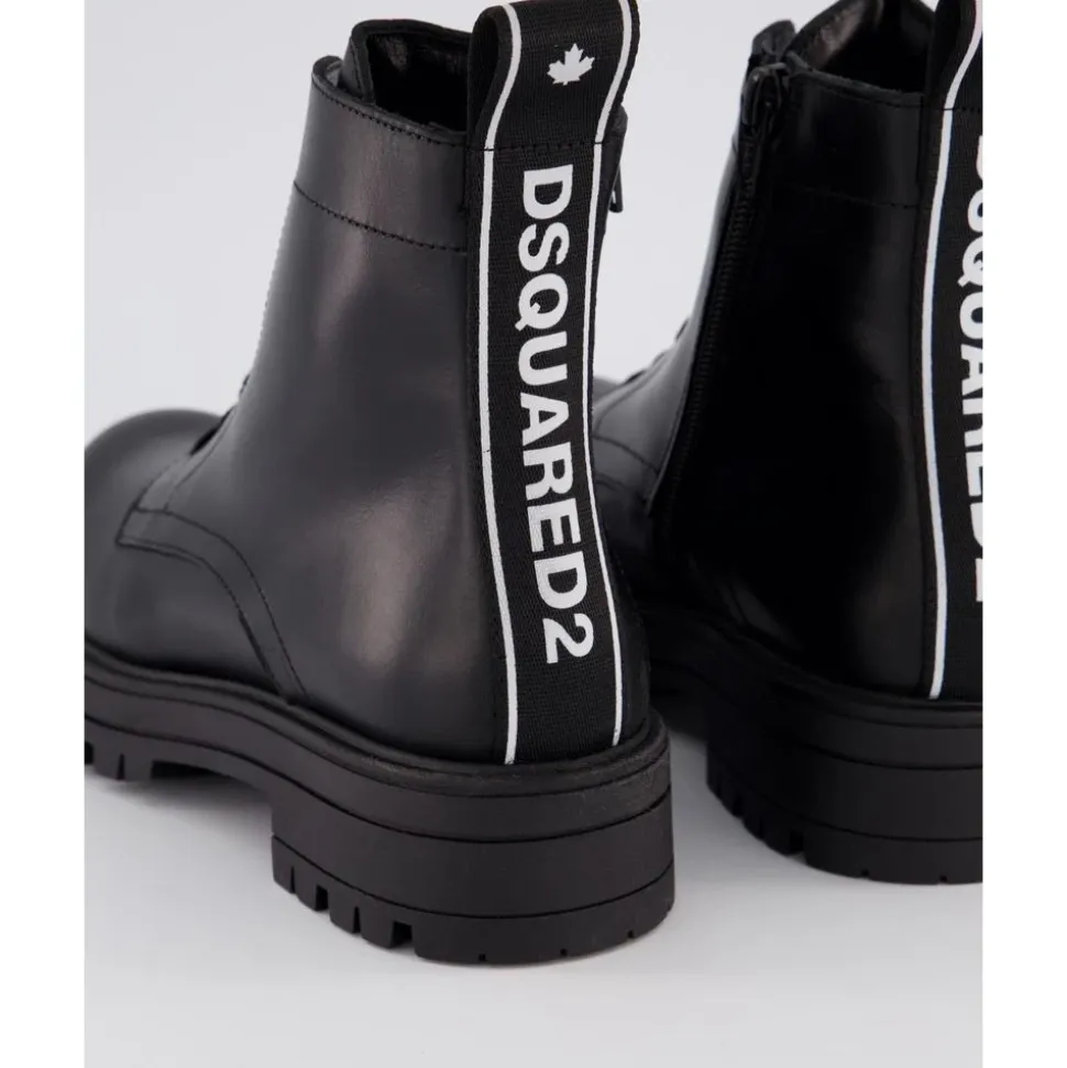Bambini Stivaletto Caviglia Logo Lacci
