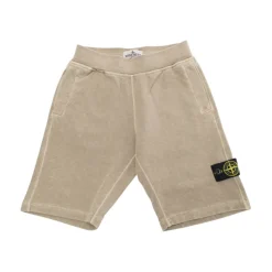 Bermuda Beige con Patch Logo