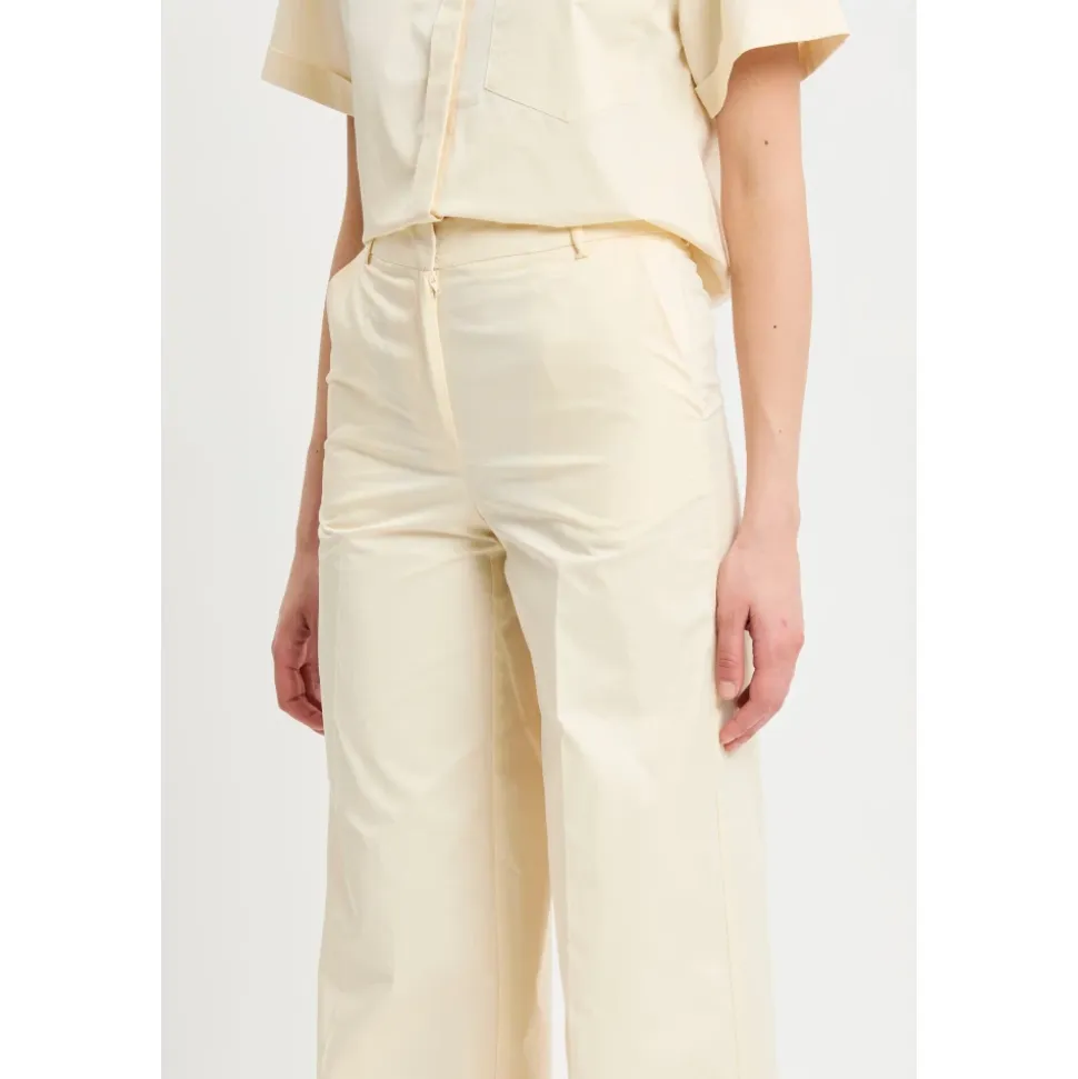 Bermuda kaos in misto viscosa con cintura in tessuto