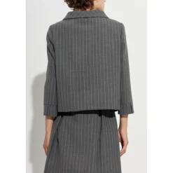 Blazer a Righe Sottili