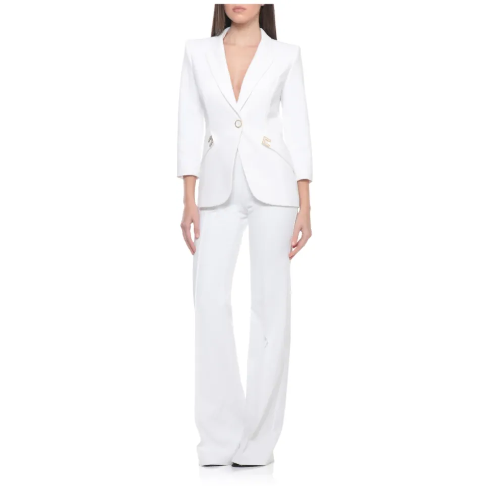 Blazer in Crêpe Stretch Doppio